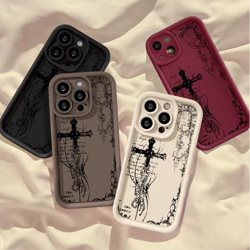 Xiaomi Redmi Note 14 - Casing Ponsel Cool Cross Mark untuk