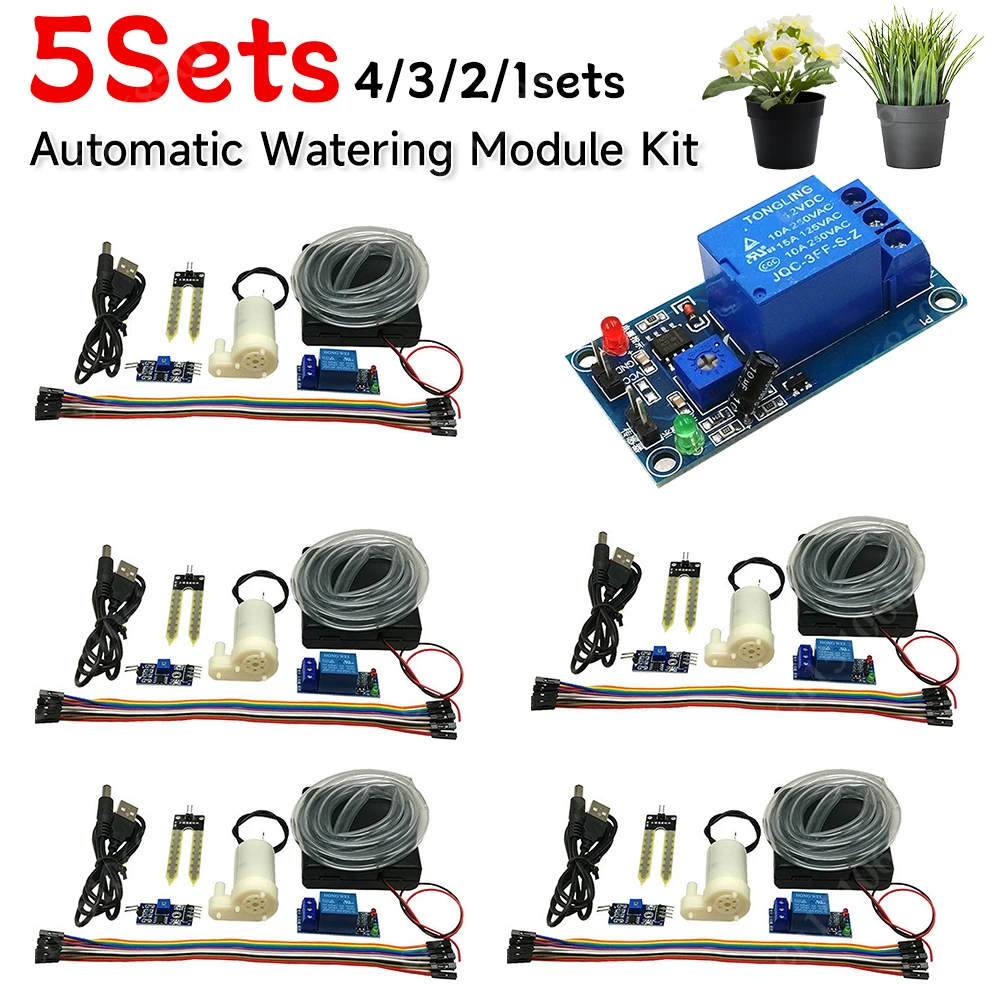 Hydration Sensor Skin - Kit modul irigasi otomatis DIY, pompa