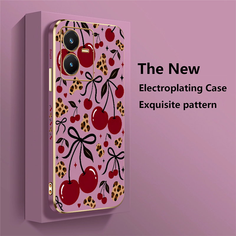 Casing Print Cherry Untuk Vivo - Vivo Y28 ulasan dan harga