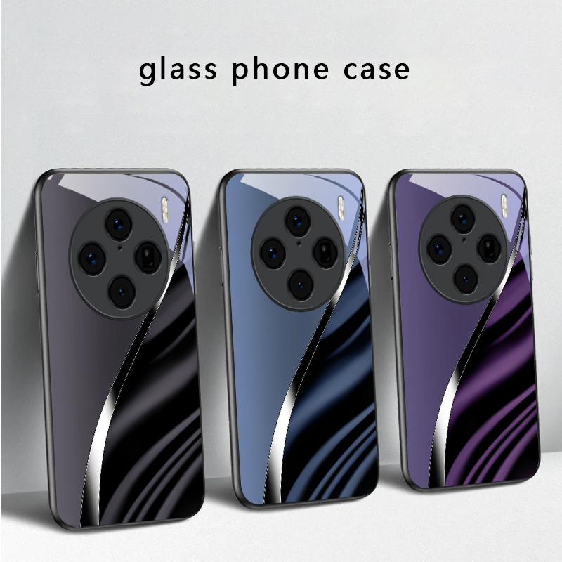 Casing Ponsel Kaca Hitam Lipat - Vivo X200 ulasan dan harga