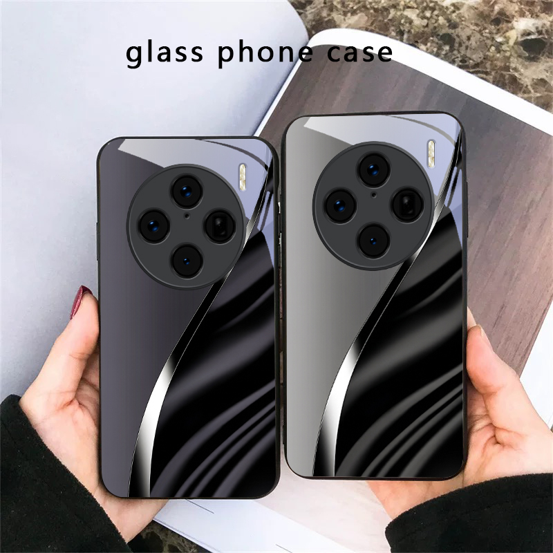 Casing Ponsel Kaca Hitam Lipat - Vivo X200 ulasan dan harga