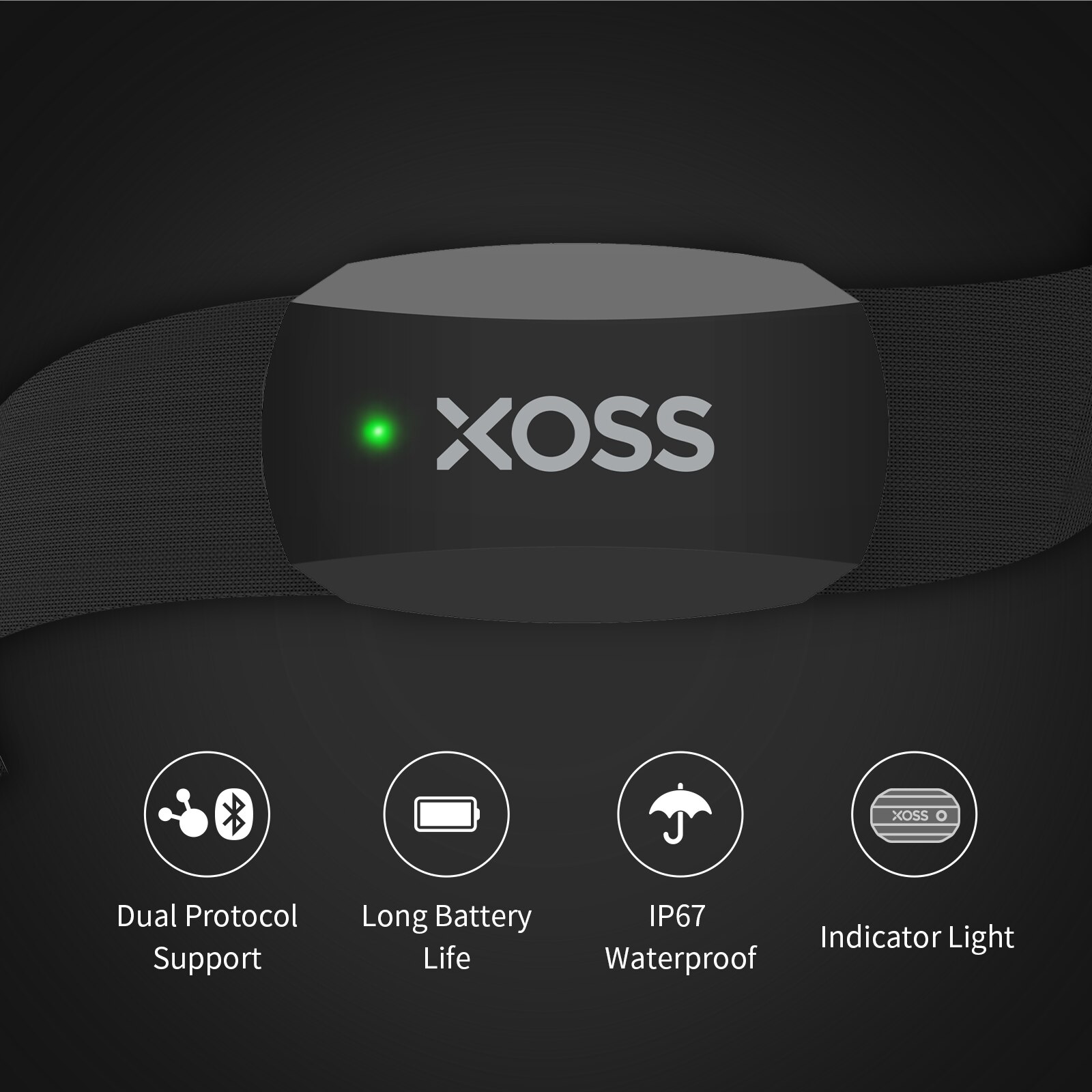 XOSS X2 Sensor sepeda pintar,  - Breath Rate Monitor ulasan dan harga